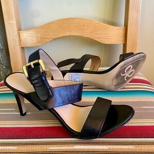 SENSE 1991 Classic Open-Toe Slingback Pump